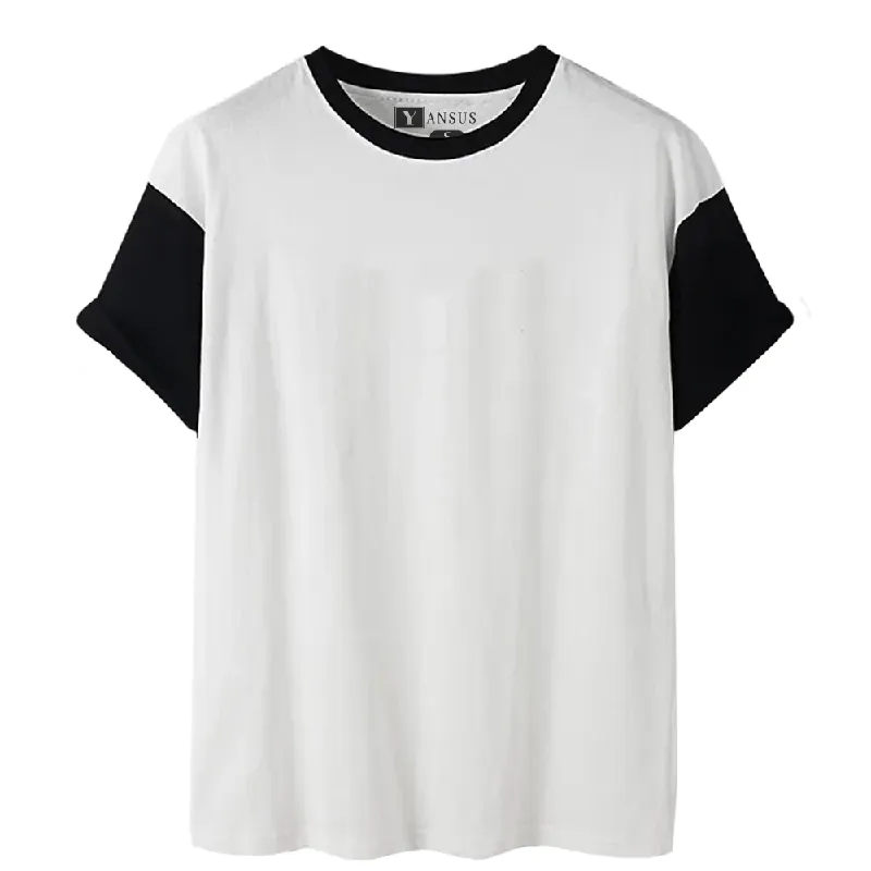 Ordena Ya Polo Hombre Yansus Bicolor Blanco Negro L