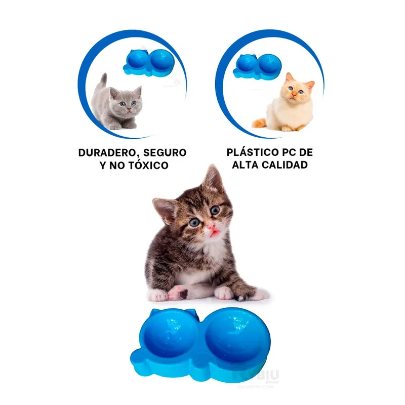 Bandeja Increible con Doble Compartimento para Gatos Envío Inmediato