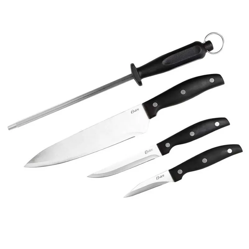 Juego de Cuchillos Oster 75679-04 Acero Inoxidable 4 Piezas Precio Bajo