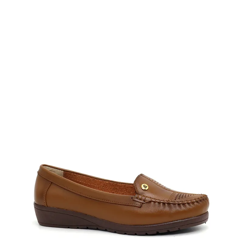Mocasines para Mujer de CUERO PAR&SS PA23-412 Miel Talla 35 Precio De Fábrica
