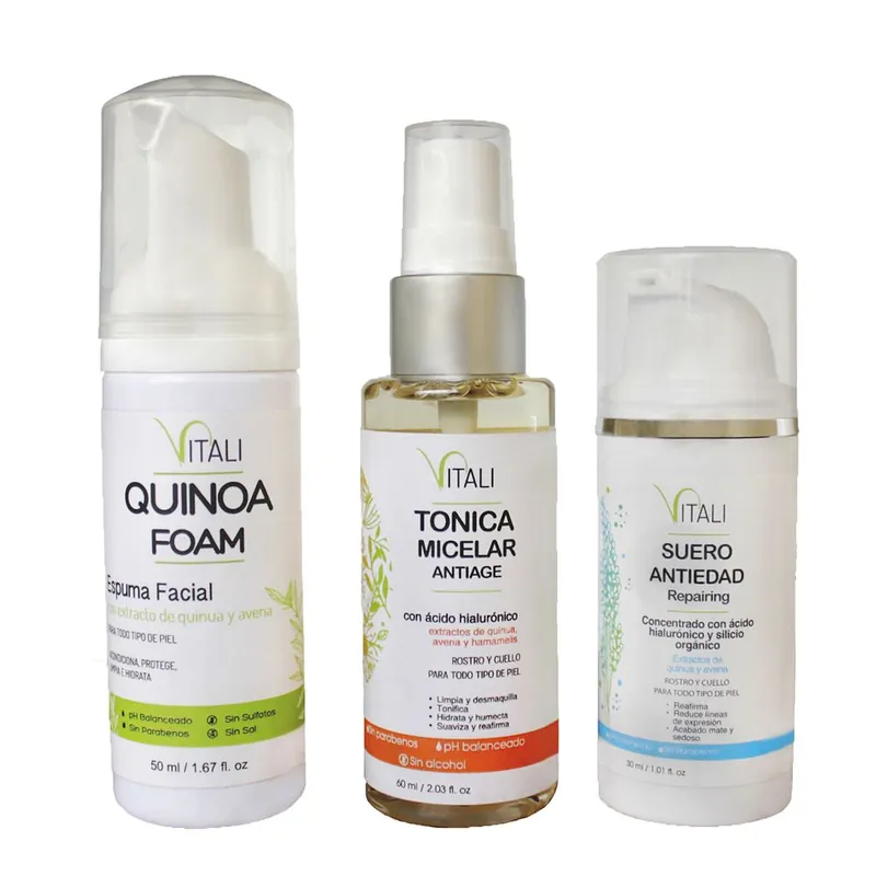 Pack Hidratante Antiage: Limpiador + Tónica+ Suero No Te Lo Pierdas